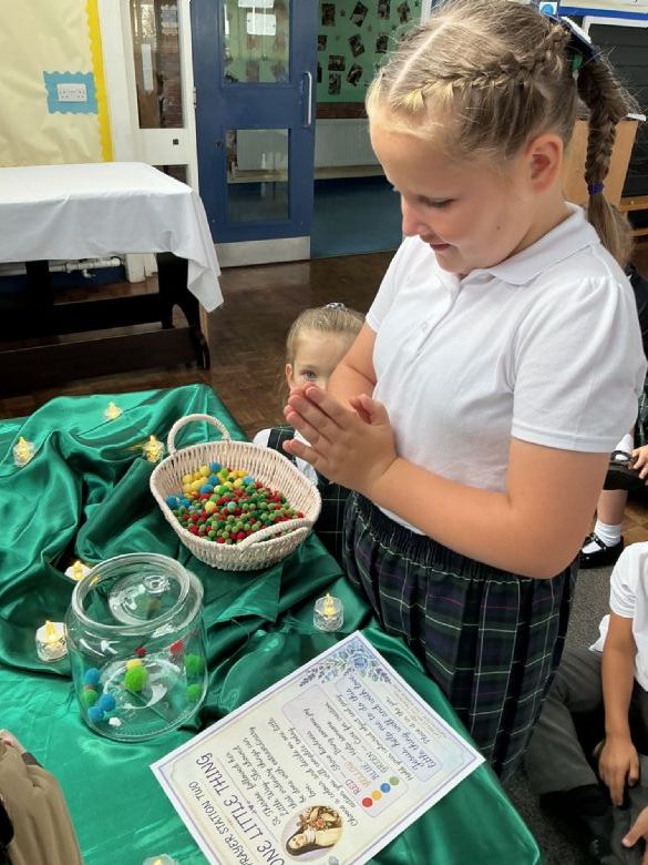 Our Little Actions Jar - Prayer Station